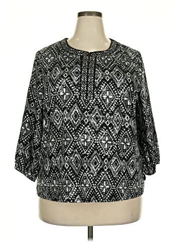 Cathy Daniels 3/4 Sleeve Blouse (view 1)