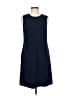 Ann Taylor LOFT Solid Blue Casual Dress Size 6 - photo 1