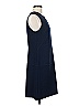 Ann Taylor LOFT Solid Blue Casual Dress Size 6 - photo 4