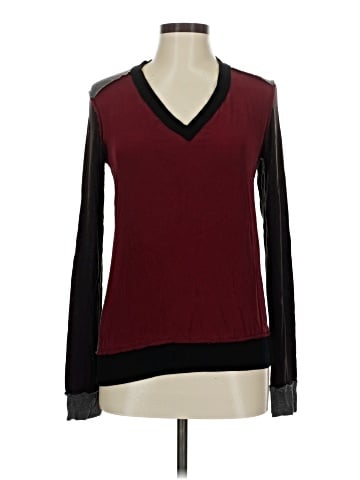 Bailey 44 Long Sleeve Silk Top (view 1)