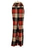 AFRM 100% Polyester Plaid Red Casual Pants Size 24 waist - photo 1