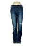 Free People Hearts Blue Jeans Size 25 waist - photo 1