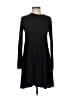 Elan Solid Black Casual Dress Size S - photo 1