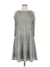 Cato Metallic Silver Cocktail Dress Size M - photo 1