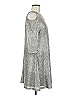 Cato Metallic Silver Cocktail Dress Size M - photo 4