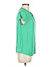 Maison d' Amelie 100% Polyester Green Short Sleeve Blouse Size M - photo 4
