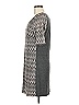 Single 100% Polyester Chevron-herringbone Gray Casual Dress Size M - photo 5