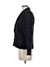 Liz Claiborne 100% Wool Tweed Jacquard Damask Blue Wool Blazer Size 8 (petite) - photo 5