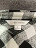 Erin London 100% Polyester Checkered-gingham Silver Long Sleeve Blouse Size XL - photo 7