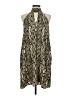 Mittoshop 100% Polyester Animal Print Tan Cocktail Dress Size M - photo 1