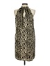 Mittoshop 100% Polyester Animal Print Tan Cocktail Dress Size M - photo 2