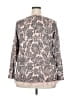 Lane Bryant Gray Long Sleeve Blouse Size 18 - 20 Plus - photo 2