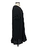 Zara Solid Black Casual Dress Size S - photo 4