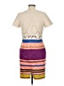 Weston 100% Polyester Color Block Tan Casual Dress Size 8 - photo 2