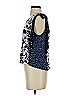 Lucky Brand 100% Viscose Blue Sleeveless Blouse Size XS - photo 5