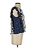Lucky Brand 100% Viscose Blue Sleeveless Blouse Size XS - photo 4