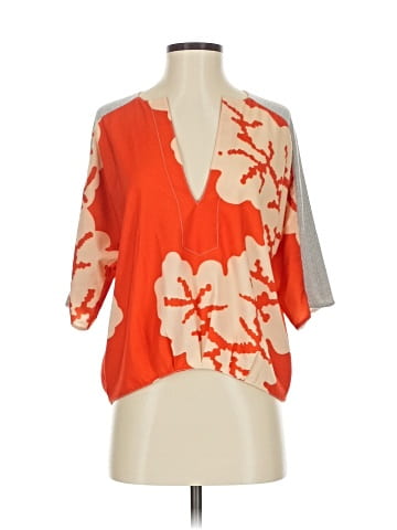 Karen Zambos Short Sleeve Blouse (view 1)