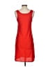 St. John Solid Red Casual Dress Size XS - photo 2