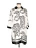 DKNY 100% Viscose Ivory 3/4 Sleeve Blouse Size M - photo 1