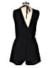 Zara Basic Solid Black Romper Size S - photo 2