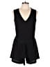 Zara Basic Solid Black Romper Size S - photo 1