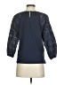 J.Crew 100% Cotton Blue 3/4 Sleeve Blouse Size XXS - photo 2