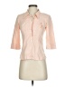 Hanh Pink 3/4 Sleeve Button-Down Shirt Size 10 - photo 1