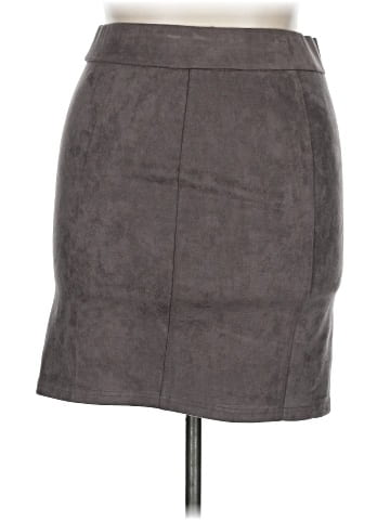 Thacker Faux Leather Skirt (view 1)