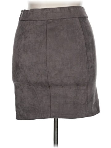 Thacker Faux Leather Skirt (view 2)