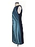 T Tahari 100% Polyester Color Block Blue Teal Cocktail Dress Size P (petite) - photo 5