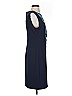 T Tahari 100% Polyester Color Block Blue Teal Cocktail Dress Size P (petite) - photo 4