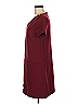 1.State Solid Burgundy Casual Dress Size 6 - photo 5