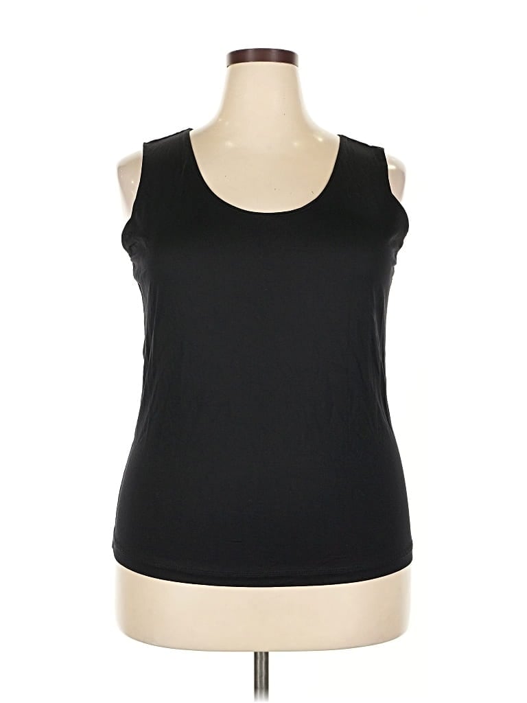 Pre-owned Worthington Sleeveless T-shirt In Black