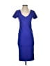 Leith Solid Blue Cocktail Dress Size S - photo 1