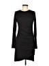 Dee Elly Solid Black Cocktail Dress Size L - photo 1
