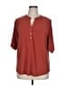 Anne Klein Red 3/4 Sleeve Blouse Size XL - photo 1