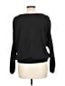 Self Contrast Black Pullover Sweater Size L - photo 2