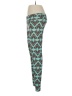 Lularoe Print Teal Leggings One size - photo 5