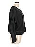 Self Contrast Black Pullover Sweater Size L - photo 4