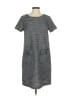 Ann Taylor LOFT Tweed Gray Casual Dress Size 8 - photo 1