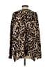 Mumu Mellow 100% Cotton Animal Print Brown Pullover Sweater Size S - photo 2