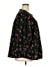 Lane Bryant 100% Polyester Floral Black 3/4 Sleeve Blouse Size 22 - photo 4