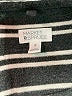 Market and Spruce Stripes Black Pullover Sweater Size 2X - photo 6
