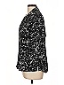 Investments Stars Black Short Sleeve Blouse Size L - photo 5