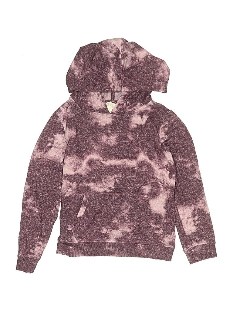 Pre-owned Rumi + Ryder Kids' Pullover Hoodie In Burgundy