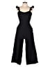 Lea & Viola 100% Cotton Solid Black Jumpsuit Size S - photo 1