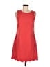 J.Crew Solid Red Casual Dress Size 4 - photo 1