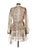 Unbranded Animal Print Tan Cocktail Dress Size XS - photo 2