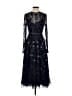 Mac Duggal 100% Polyester Blue Cocktail Dress Size 2 - photo 1