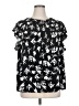 Investments 100% Polyester Black Short Sleeve Blouse Size 1X - photo 1
